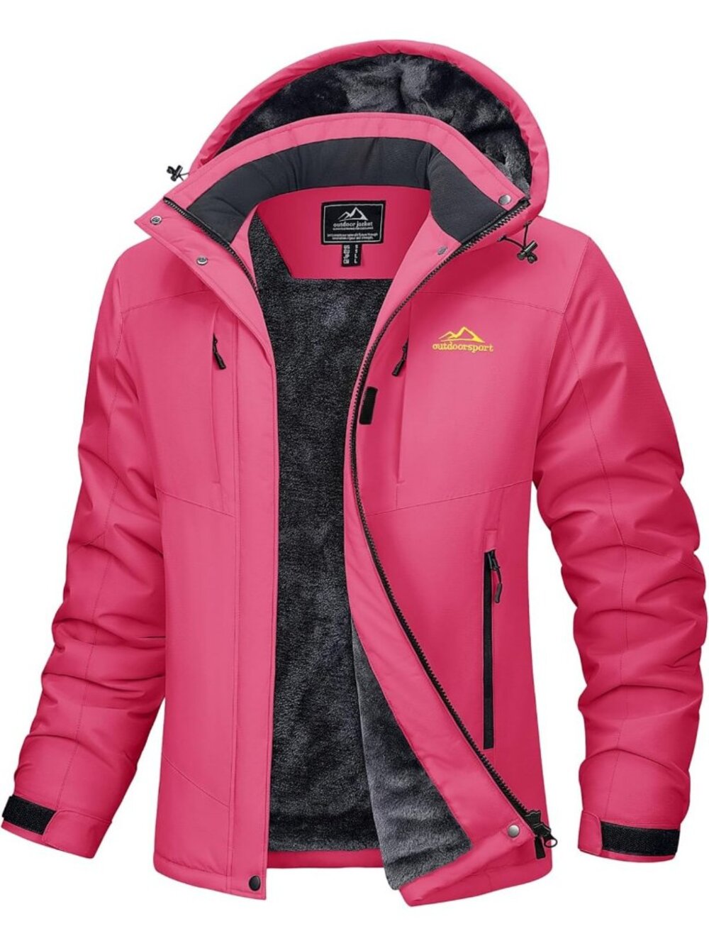 Warm Waterproof Ski Jacket for Women - Thermal Winter Coat for Snow Activities